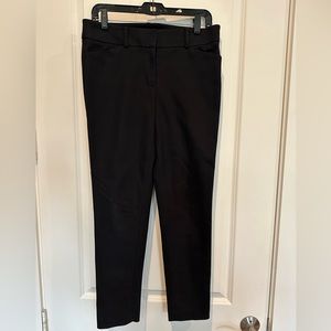The Loft Marisa Skinny pants. Black. Size 4R.